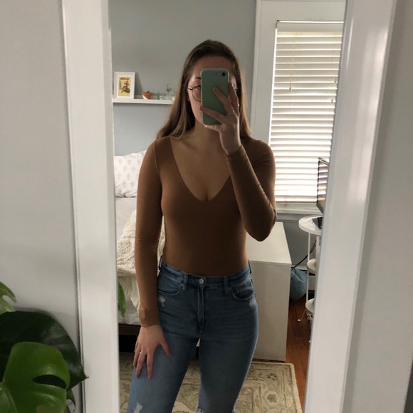 F21 Ribbed Bodysuit - Picture 2 of 7